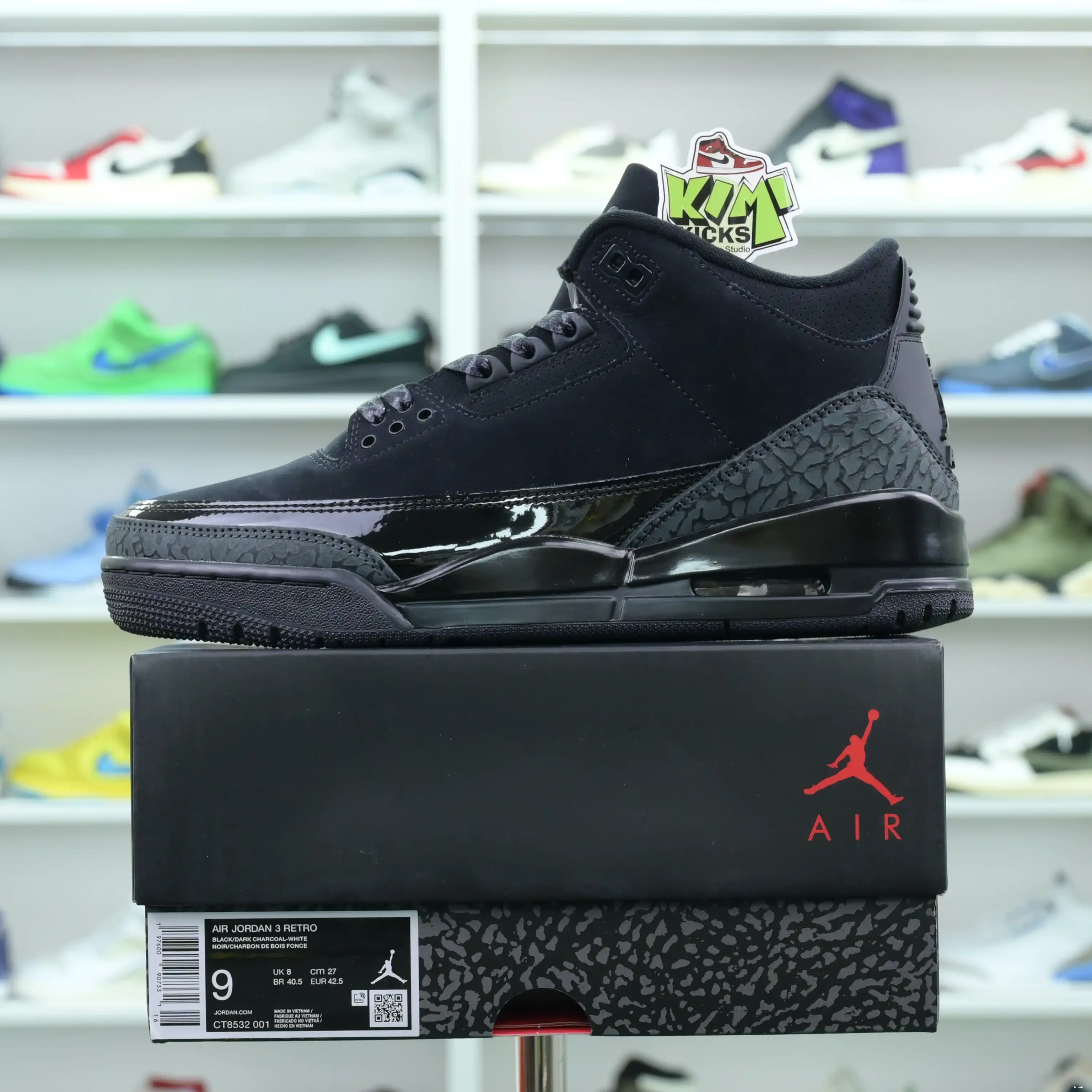 Cat” Air Kimikick Jordan3“Black Jordan 0518